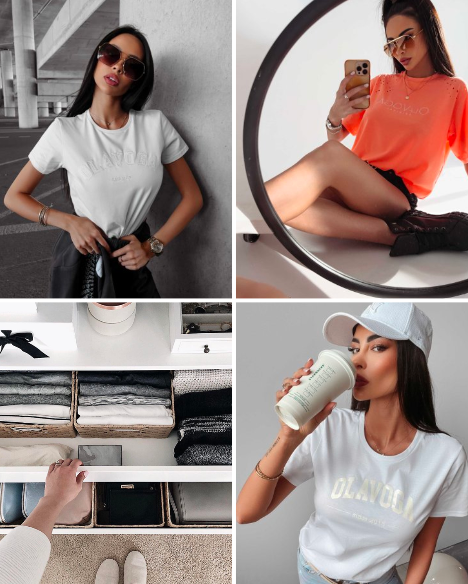 olaVoga póló, egyszínű alapdarab