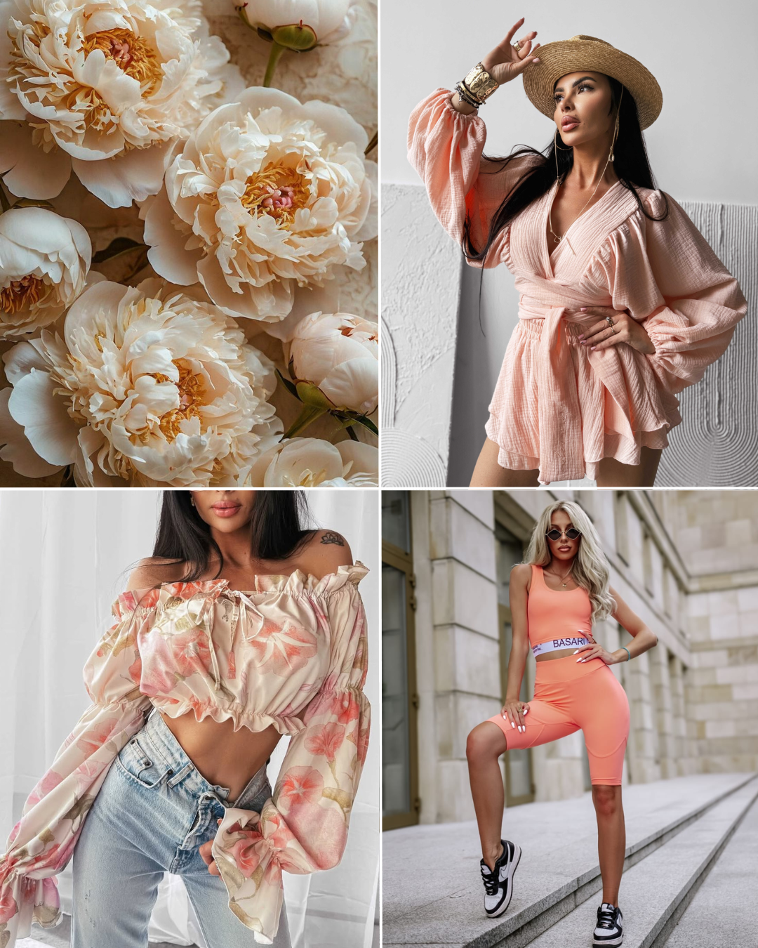 korall szín trendek