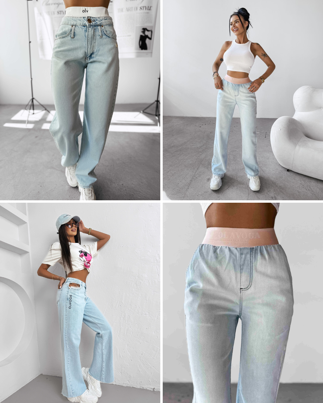 nadrág trendek 2025 világos farmer