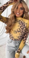 Skin felső gepárd sárga