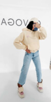 O La Voga Lucky Mindset pulóver vanilia